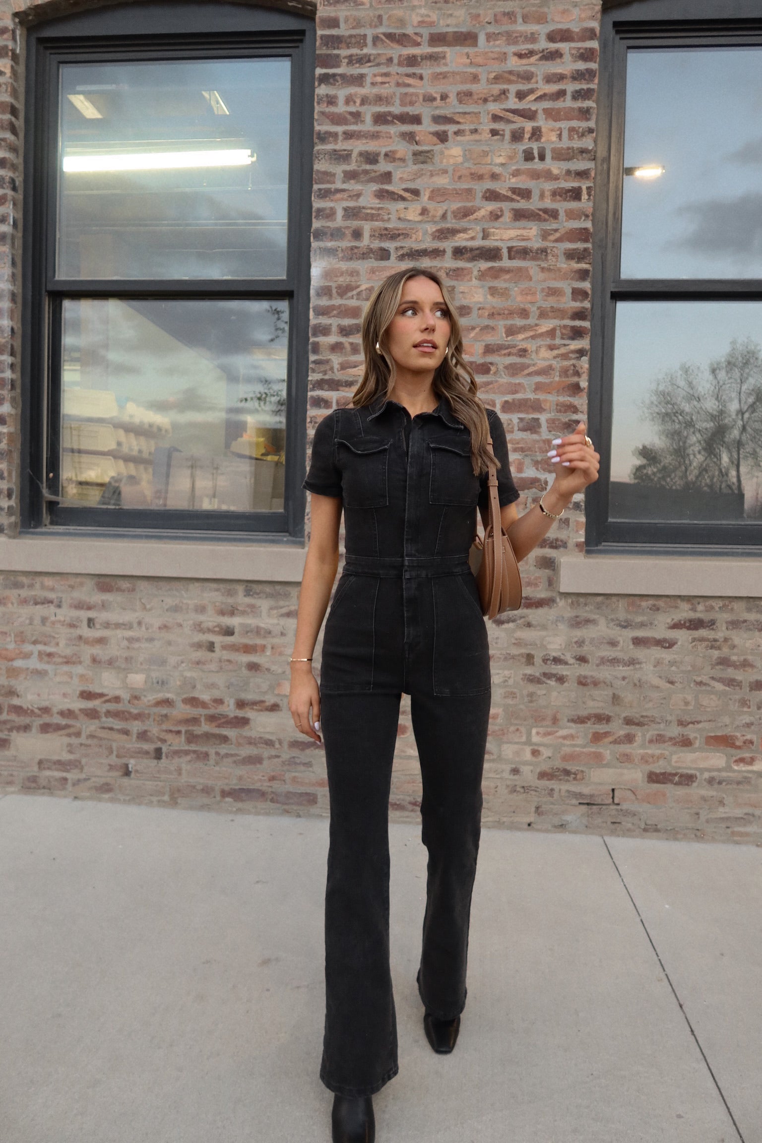 RESTOCKED: Chelsey Denim Jumpsuit