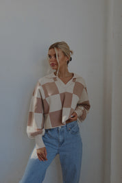 Murphy Checkered Sweater