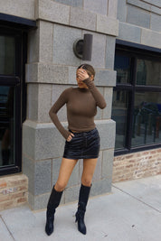 Melanie Turtleneck In Olive