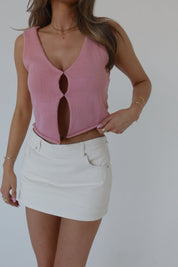 RESTOCKED :Colby Split Front Top