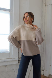 Candice Color-Block Sweater
