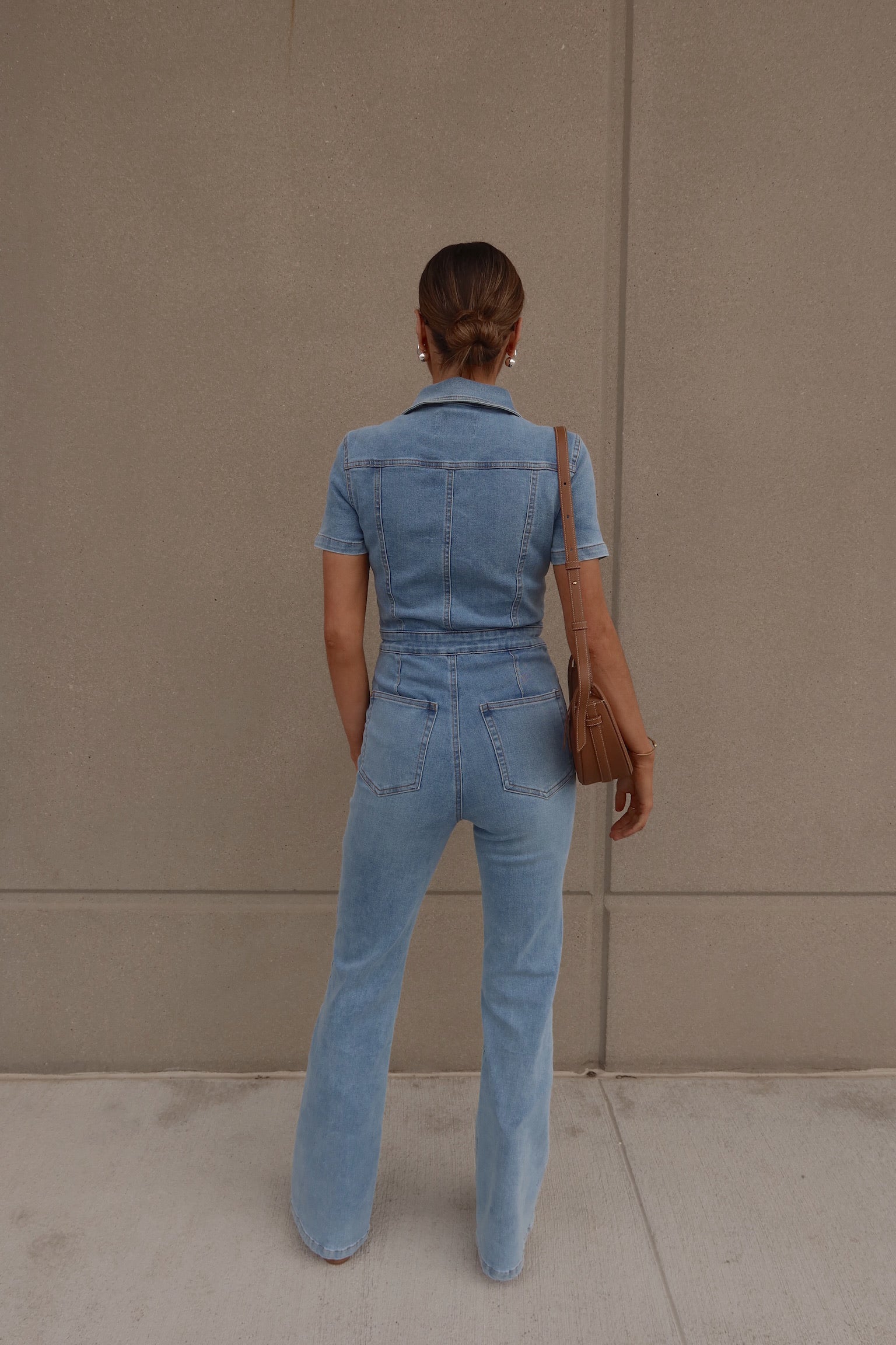 Chelsey Blue Denim Jumpsuit