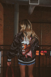 Beer Wolf Stadium Jacket In Black