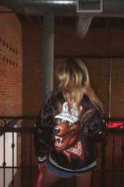 Beer Wolf Stadium Jacket In Black