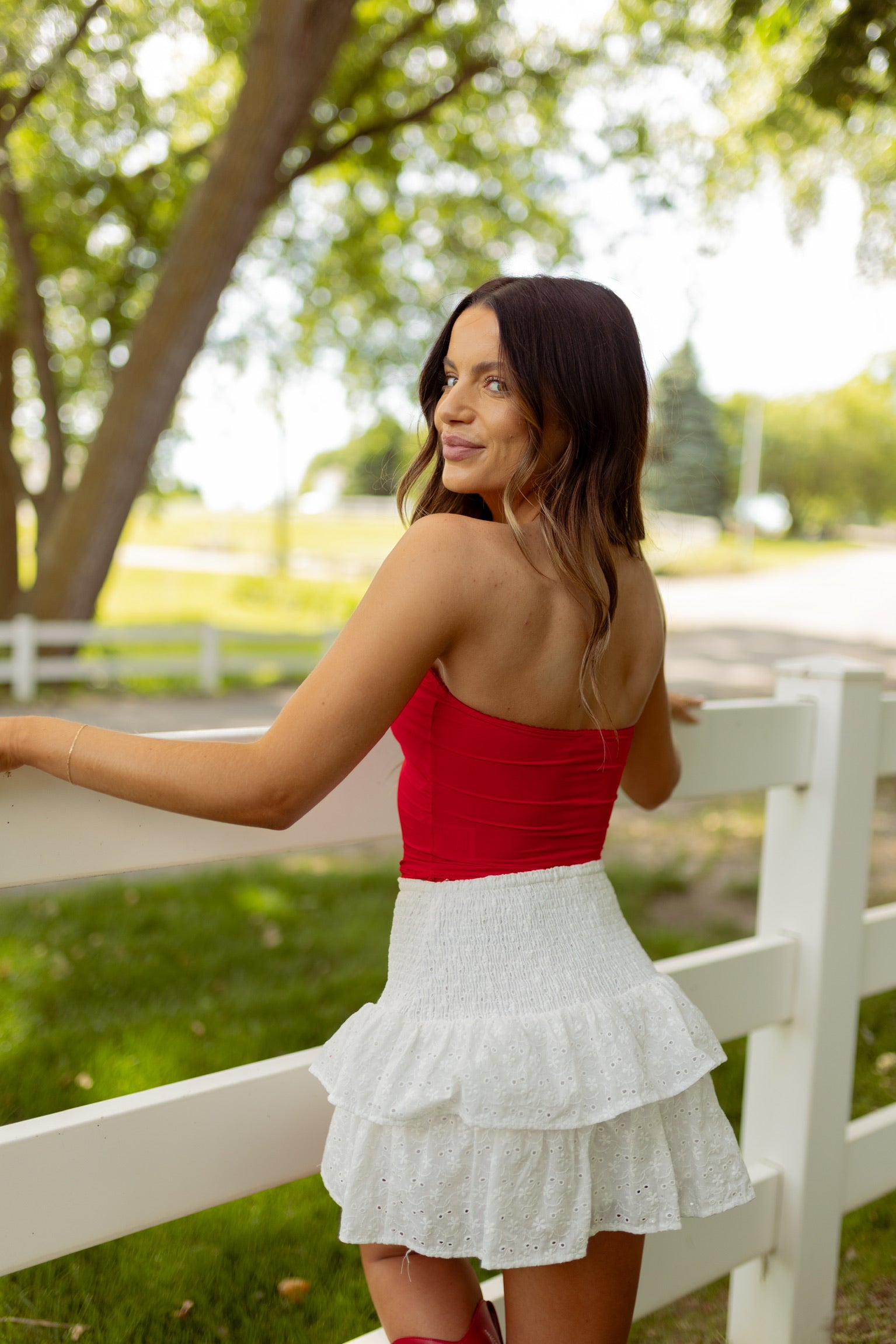 Dolly Red Tube Top