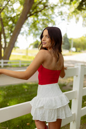 Dolly Red Tube Top