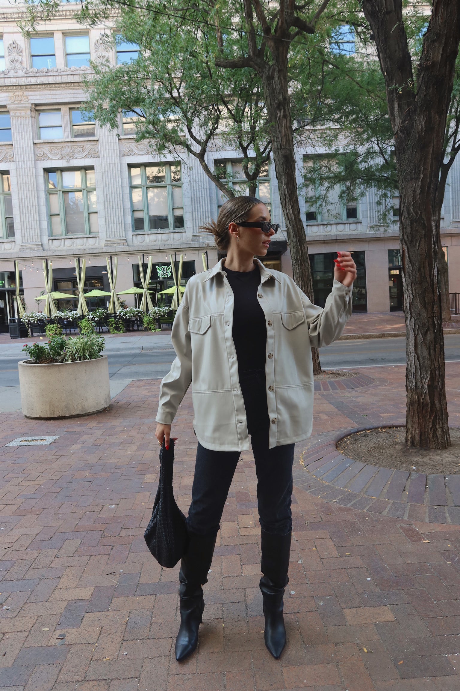 Rachelle Faux Leather Jacket
