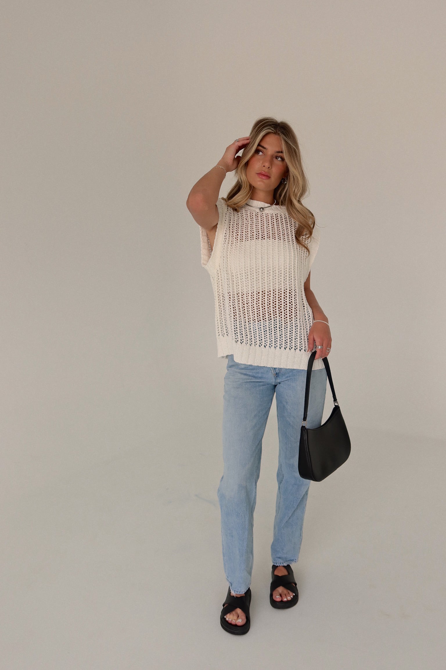 Vickie Loose Fit Sweater Vest