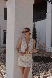 Lucia Patchwork Mini Skirt