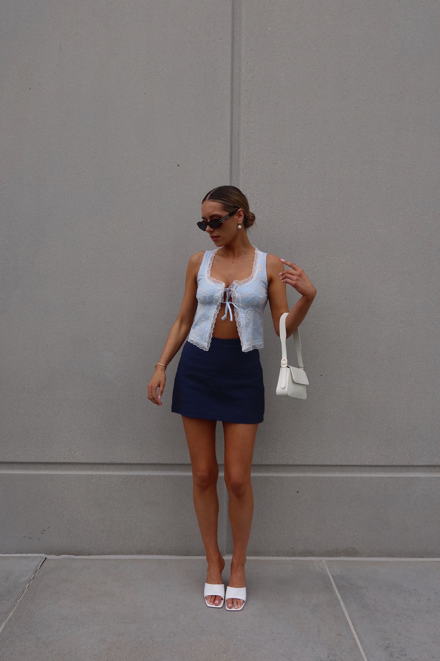 Mandy Lace Embroidered Top