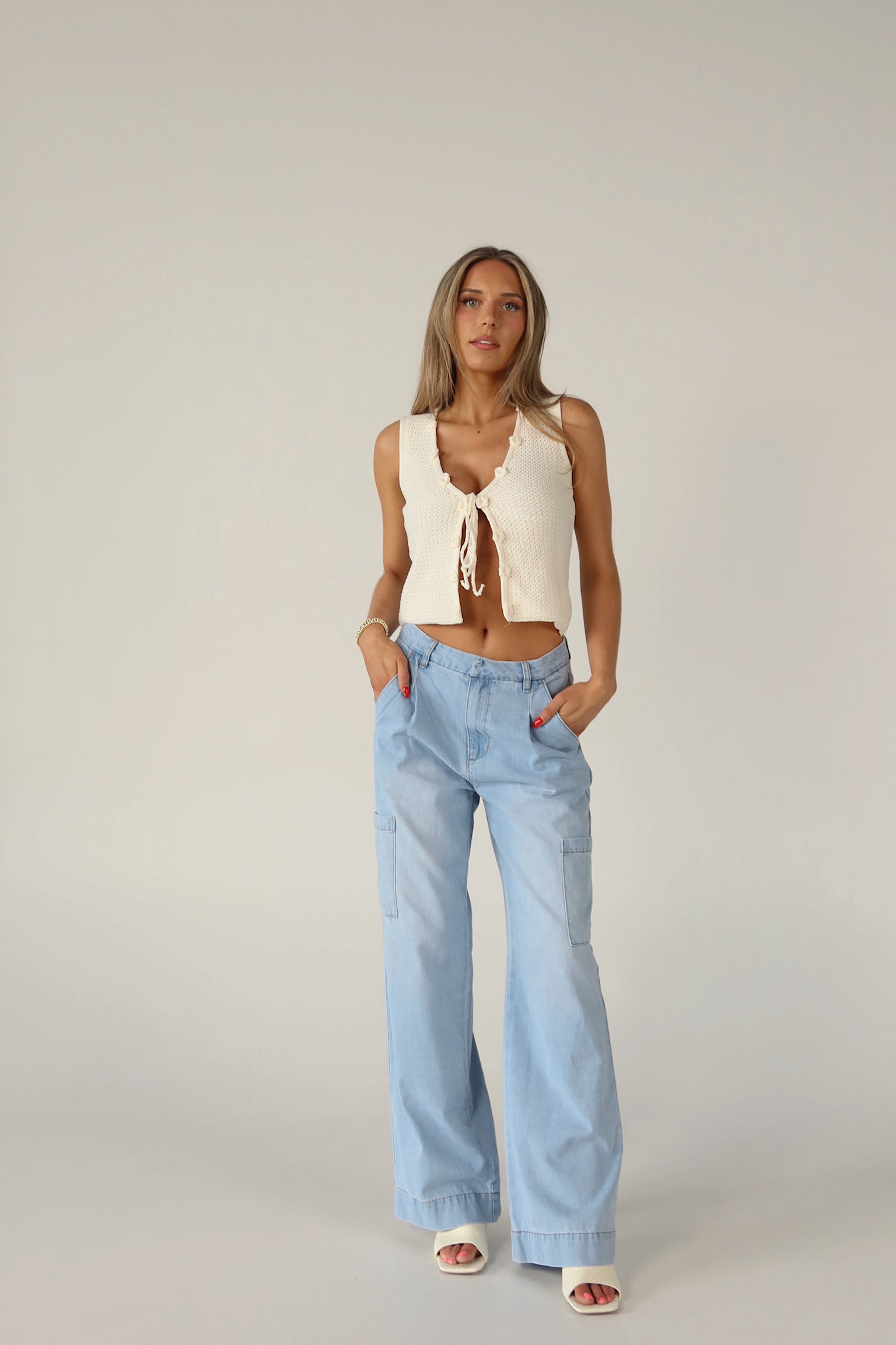 Mira Chambray Trouser