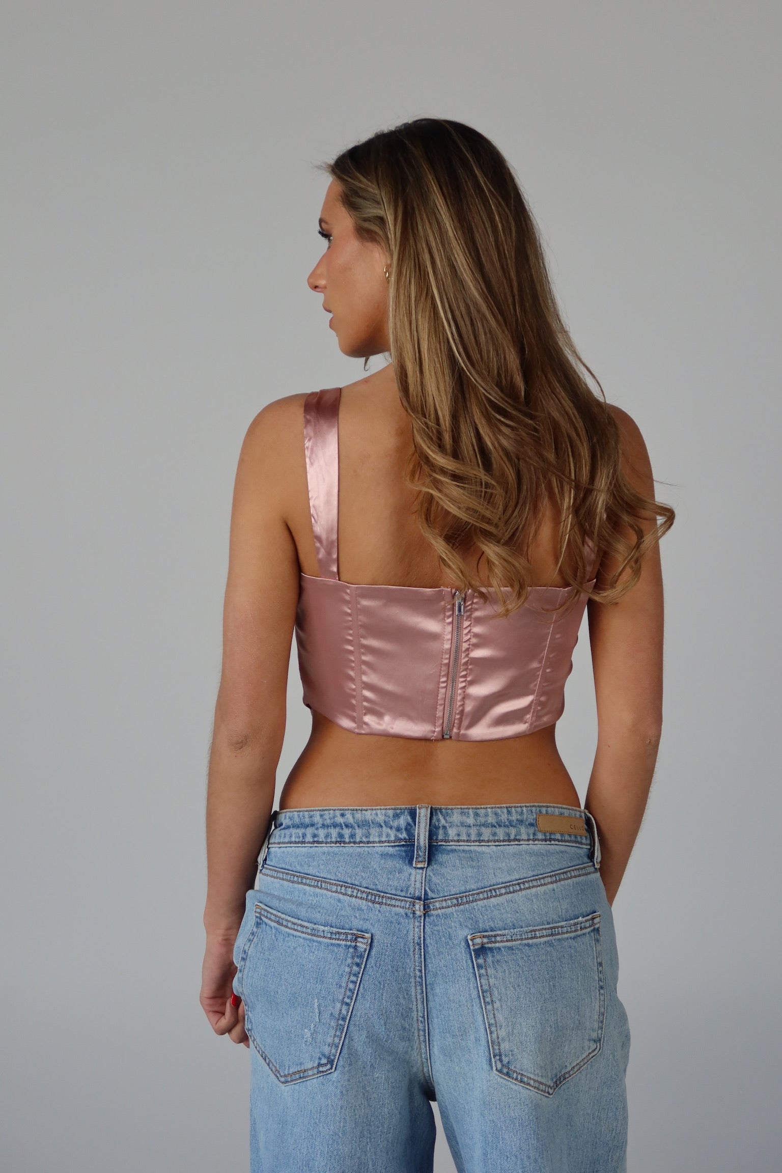 Kloe Satin Corset Top