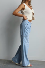 Mira Chambray Trouser