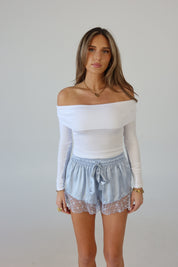 Ella Off The Shoulder Long Sleeve Top