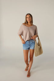 Suttyn Knit Short Sleeve Top