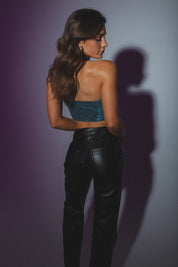 Alice Shimmering Bustier Top