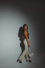 Olivia Sequin Strapless Top