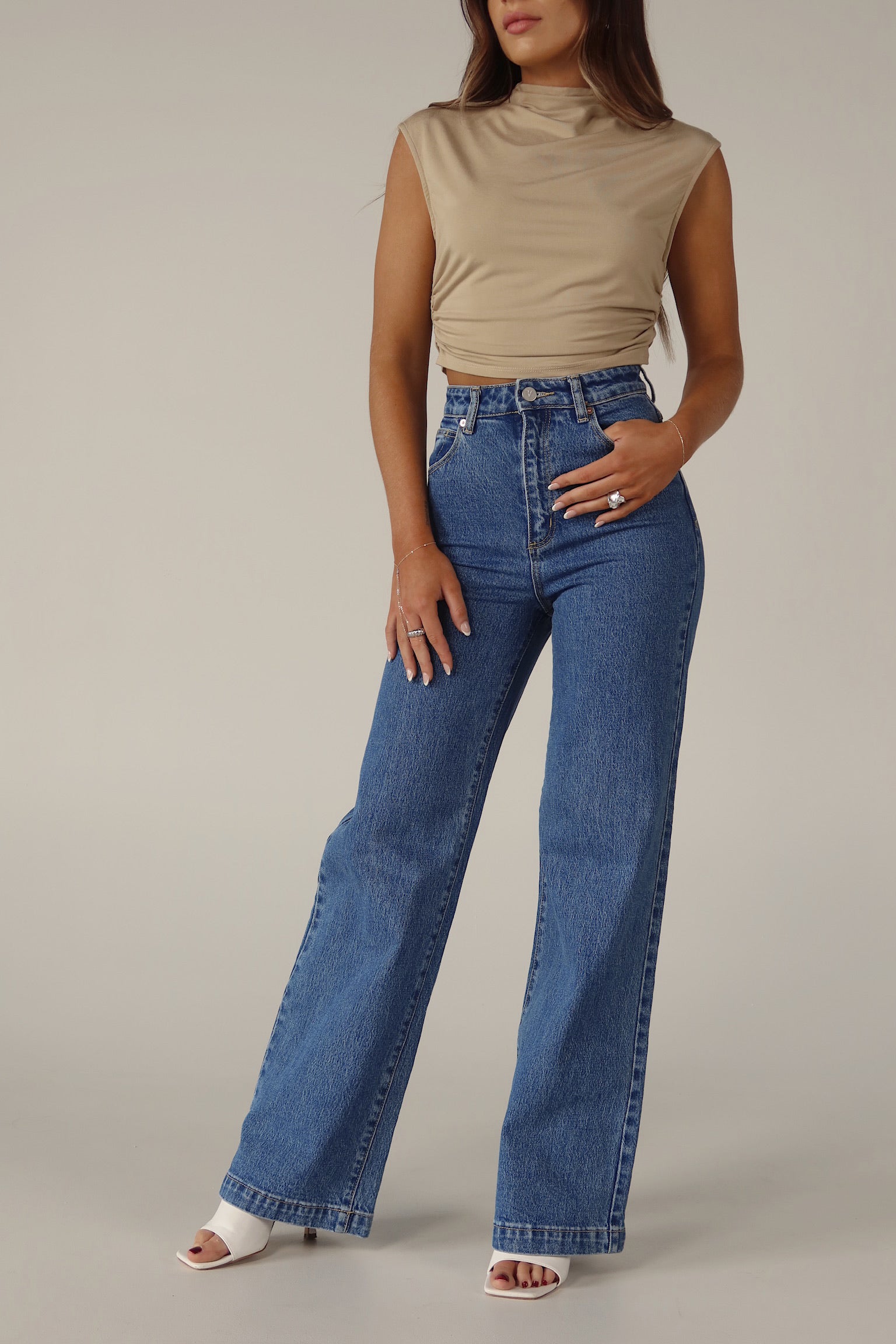 Ciara Mock Neck Tank