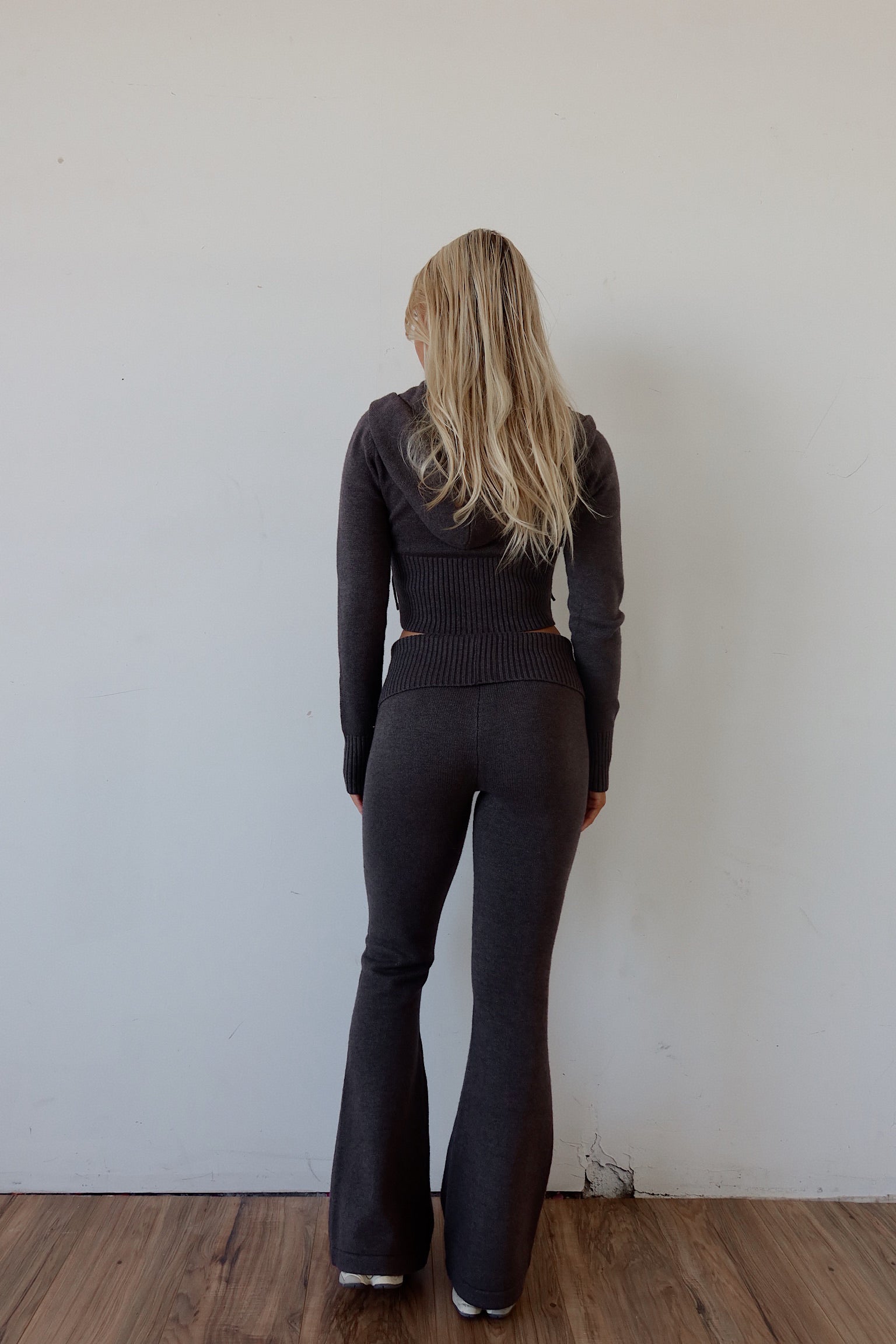 Hayden Knit Zip Up Set