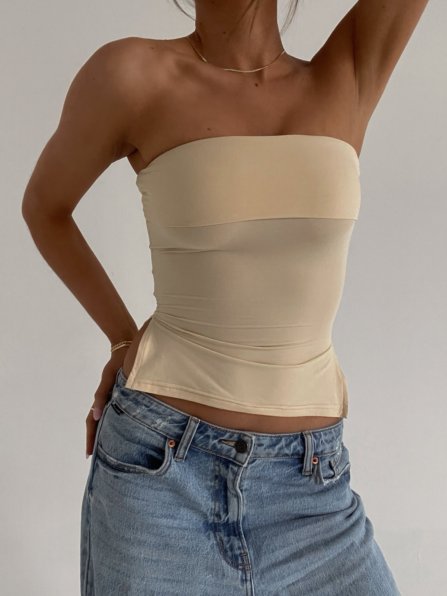 Nina Nude Tube Top Madida Clothing nina-nude-tube-top-madida-clothing