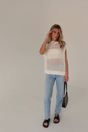 Vickie Loose Fit Sweater Vest