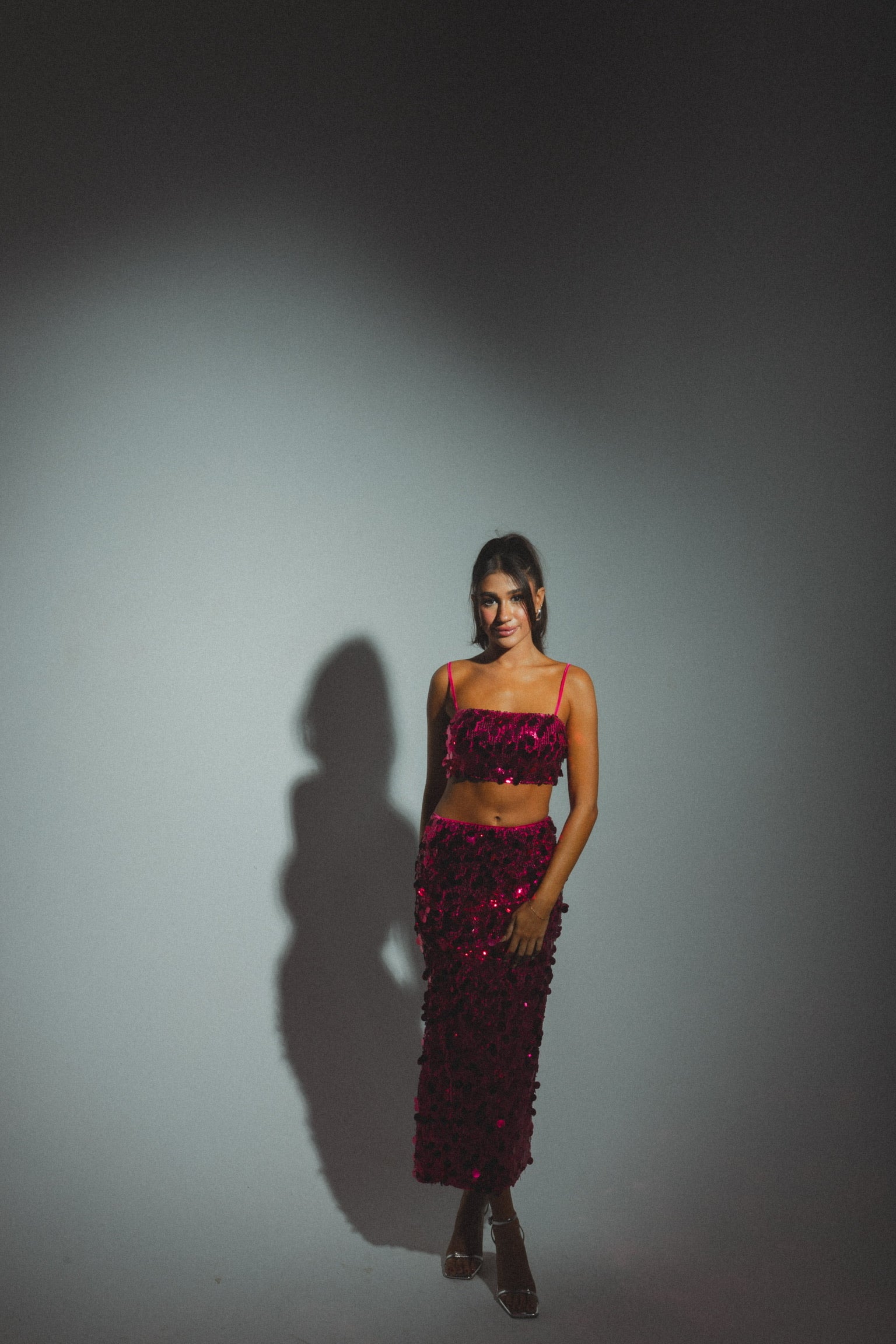 RESTOCKED :Syd Sequin Midi Skirt