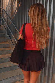 Nebraska Triple Threat Tee In Red