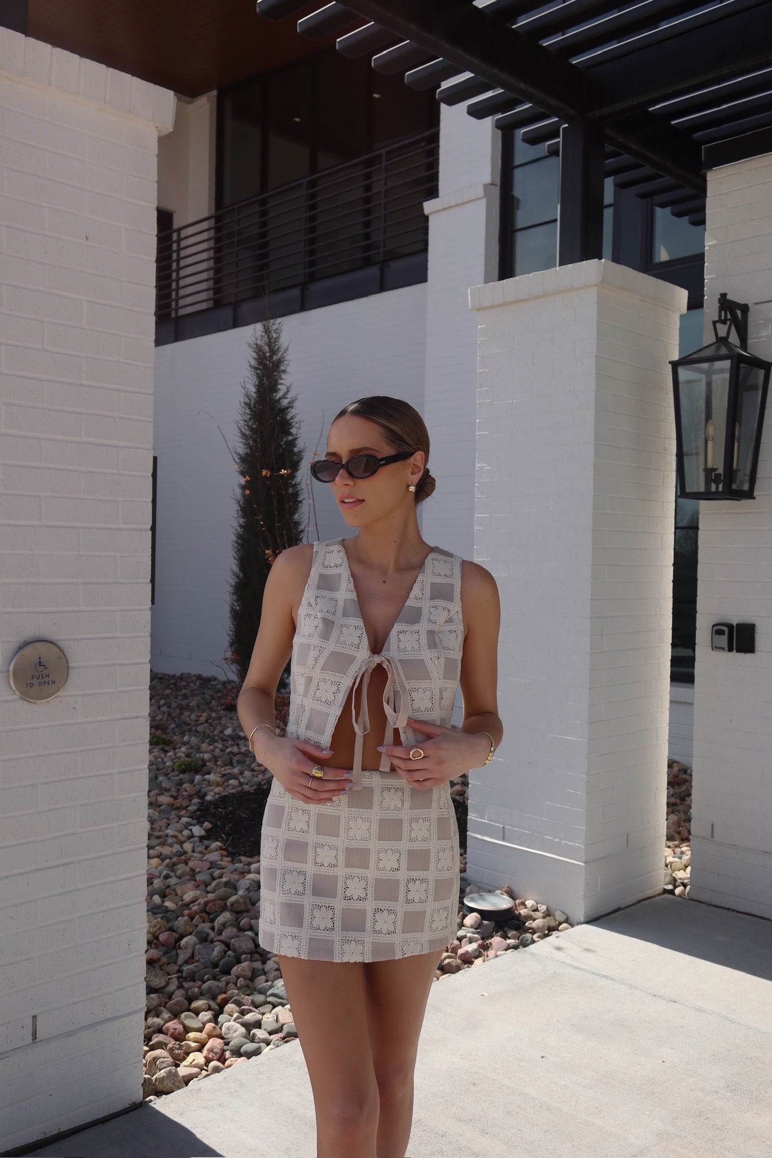 Lucia Patchwork Mini Skirt