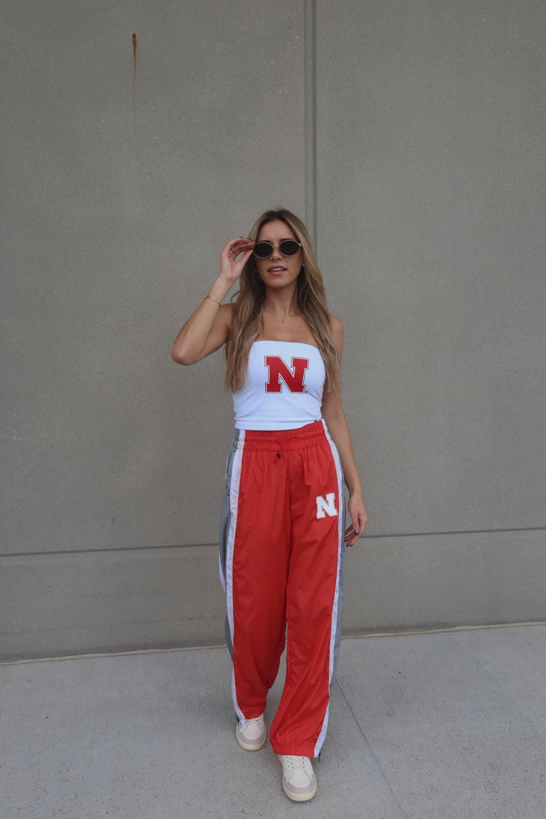 Nebraska Tube Top In White