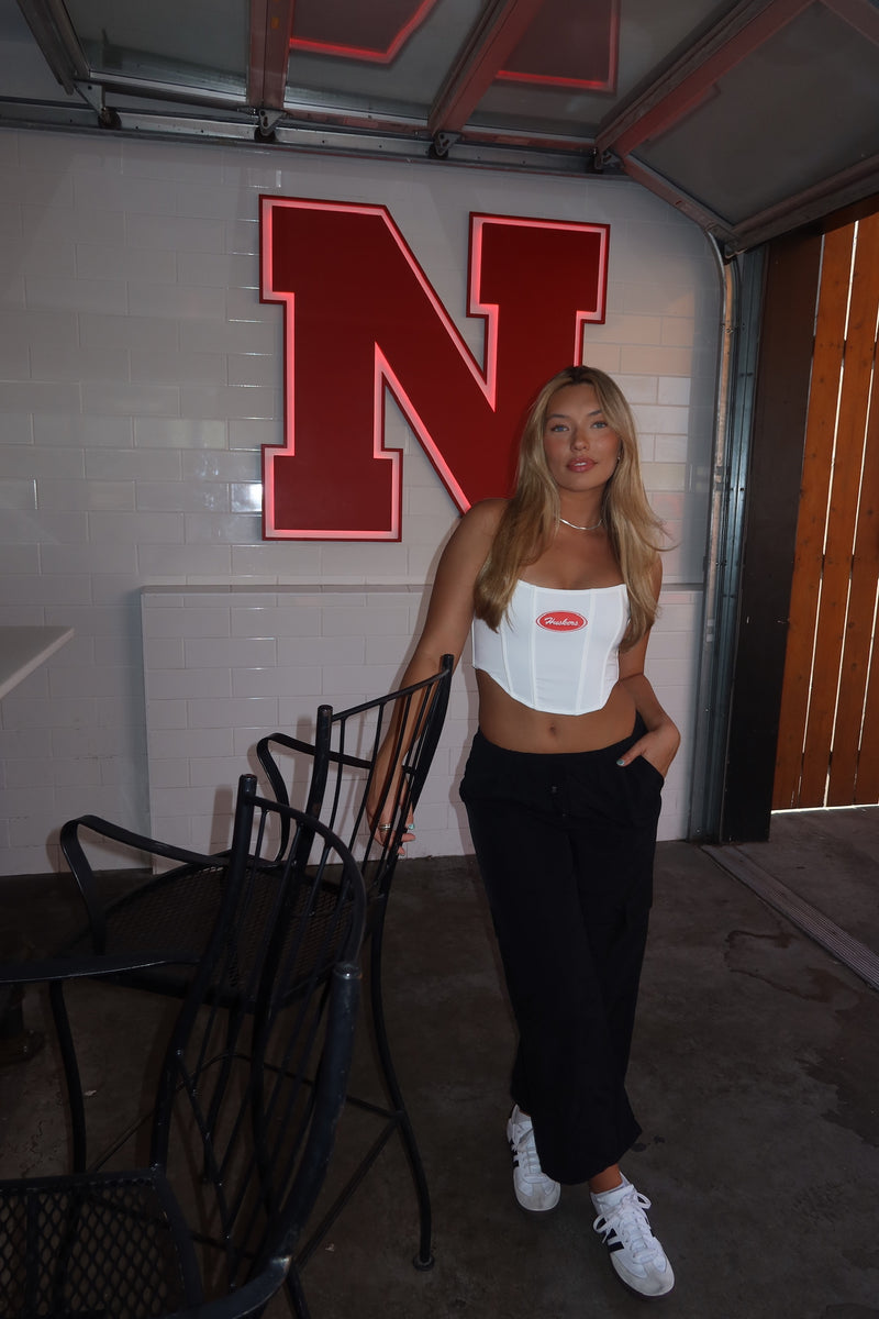Huskers Strapless Corset