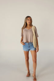 Suttyn Knit Short Sleeve Top
