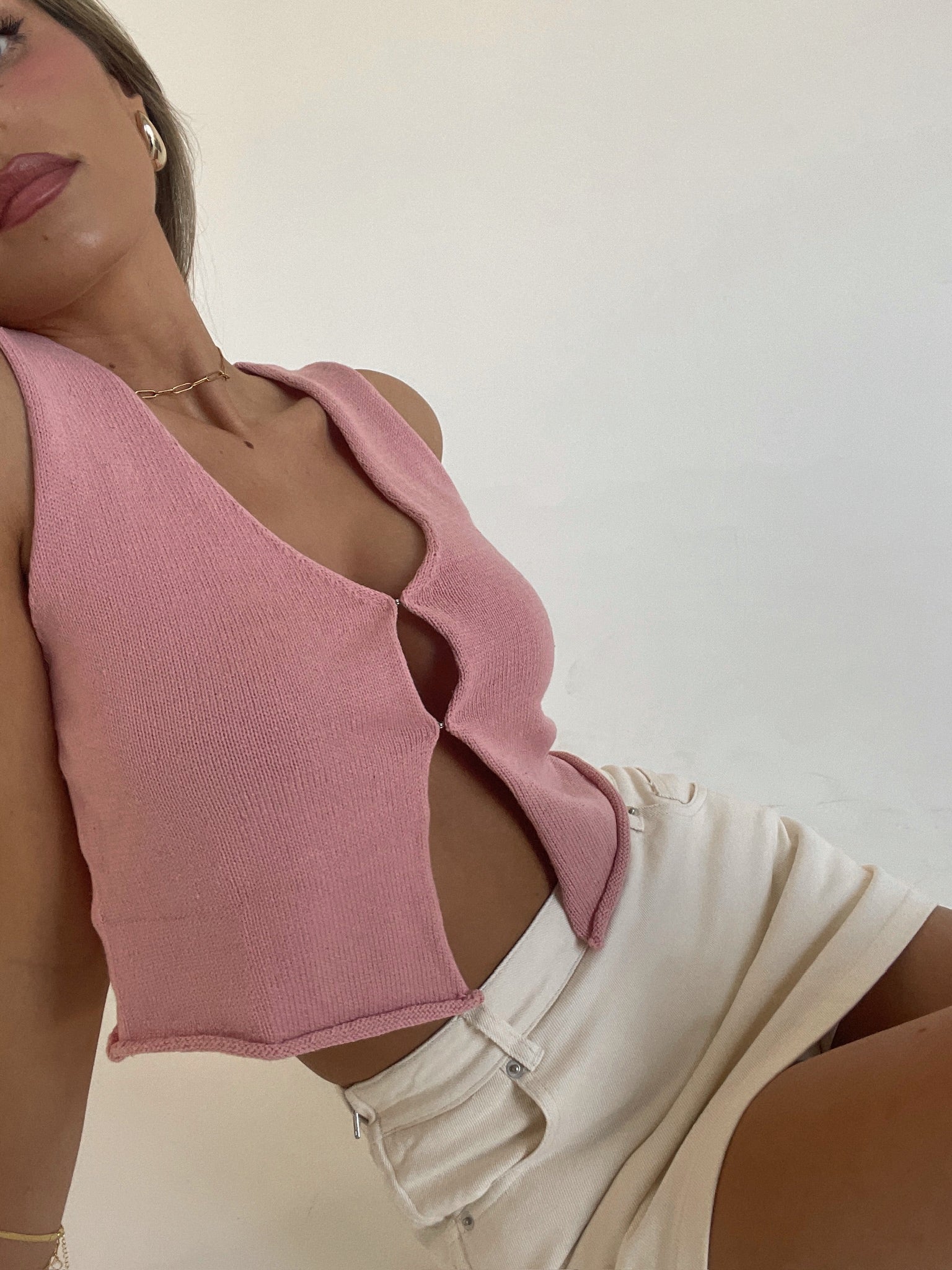 RESTOCKED :Colby Split Front Top