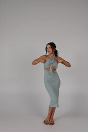 SALE :Christine Knotted Midi