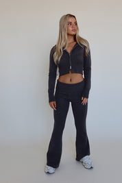 Hayden Knit Zip Up Set