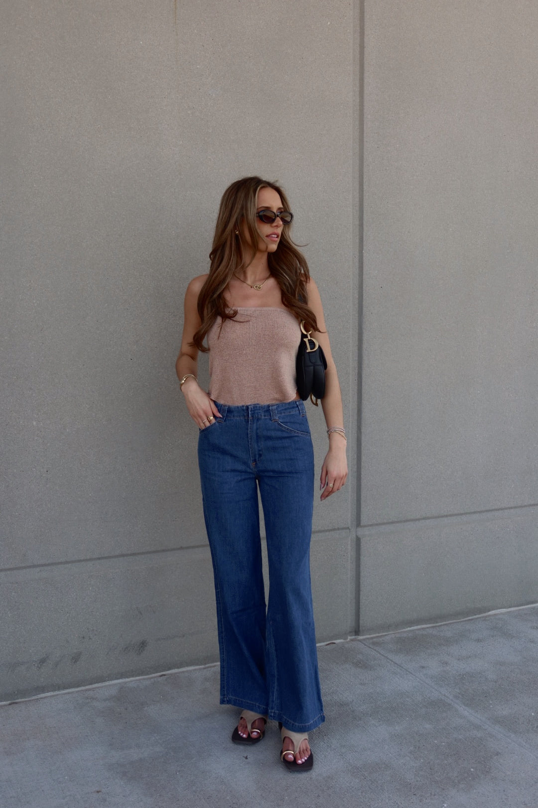 Keaton Wide Leg Denim Pants
