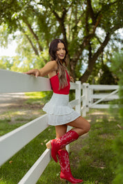 Dolly Red Tube Top
