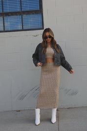 Chloe Knit Midi Set