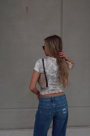 Nebraska Football Camo Baby Tee