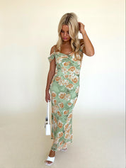 SALE :Carina Floral Midi Dress