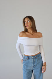 Ella Off The Shoulder Long Sleeve Top