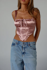 Kloe Satin Corset Top
