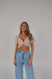 SALE :Hudson Floral Wrap Top