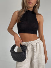 Hailey Knit Top In Black