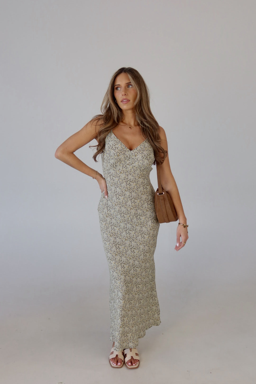 Dahlia Floral Midi Dress