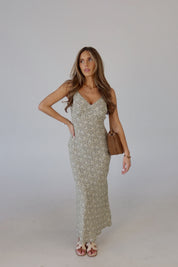 Dahlia Floral Midi Dress