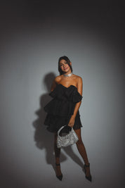 Lily Rose Strapless Tiered Mini Dress