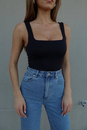 Luna Square Neck Bodysuit