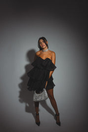 Lily Rose Strapless Tiered Mini Dress