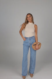 Mock Neck Tank Bodysuit