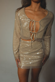 Light Up The Night Sequin Top